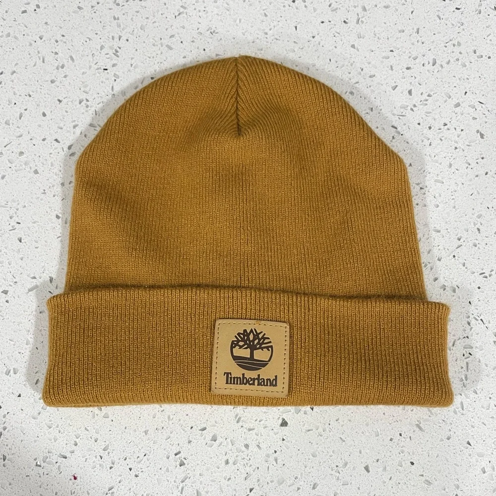 Timberland Men's Brown Knit Beanie - Picture 1 of 4